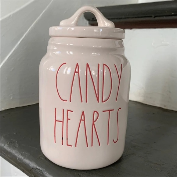 Rae Dunn Accents Rae Dunn Candy Hearts Canister Poshmark